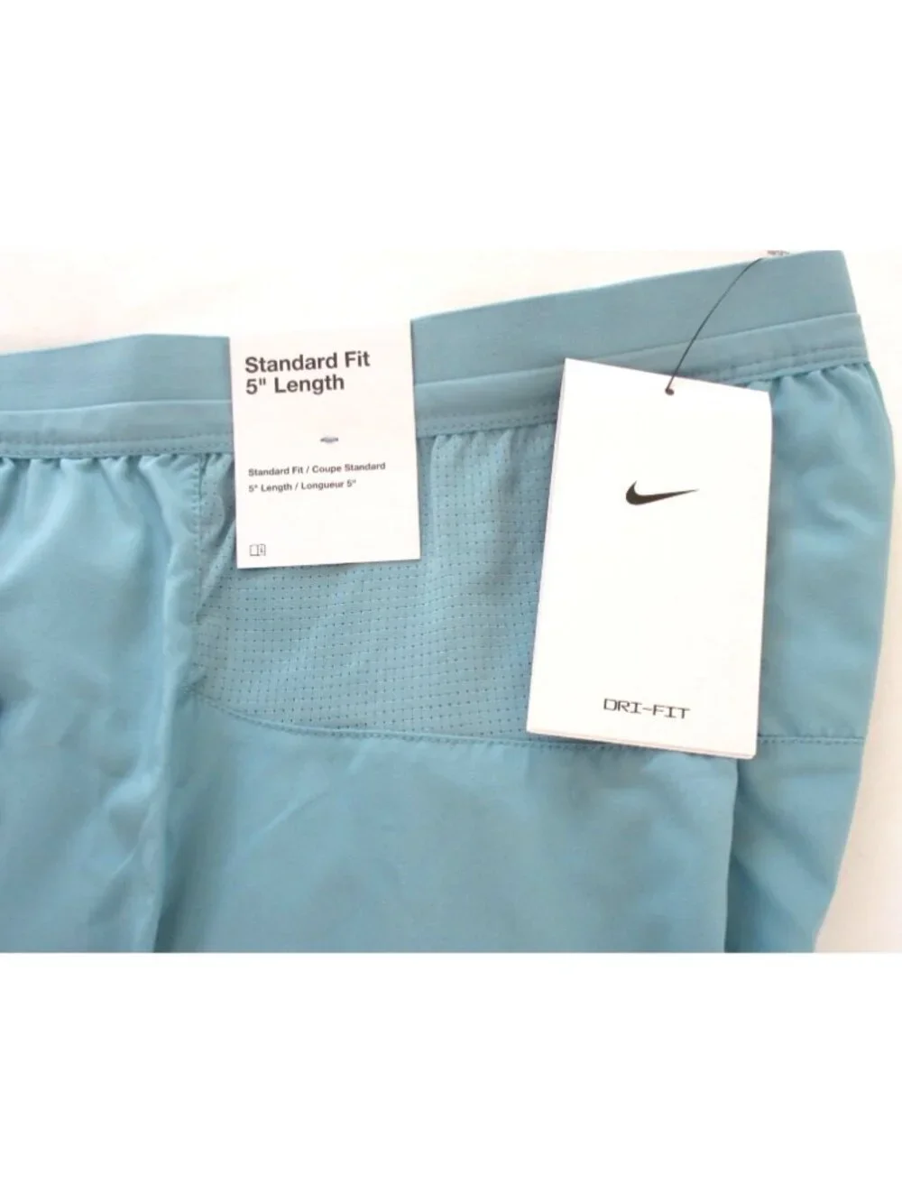 Nike Men's Dri-FIT Flex Stride 5 inch Running Shorts Denim Turquoise Blue NWT